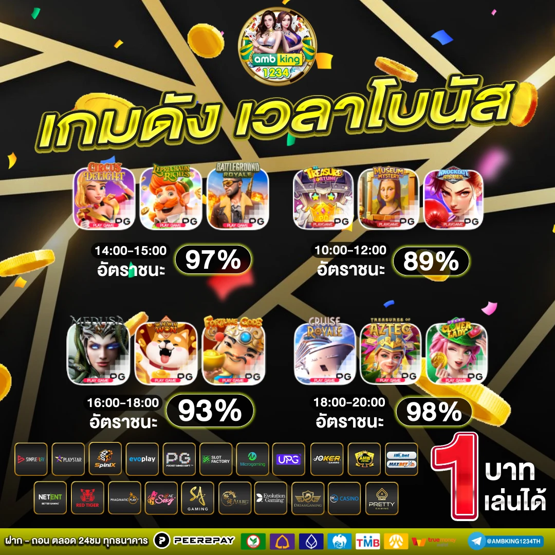 พนันออนไลน์ เว็บไหนดี - แบนเนอร์โปรโมชั่น